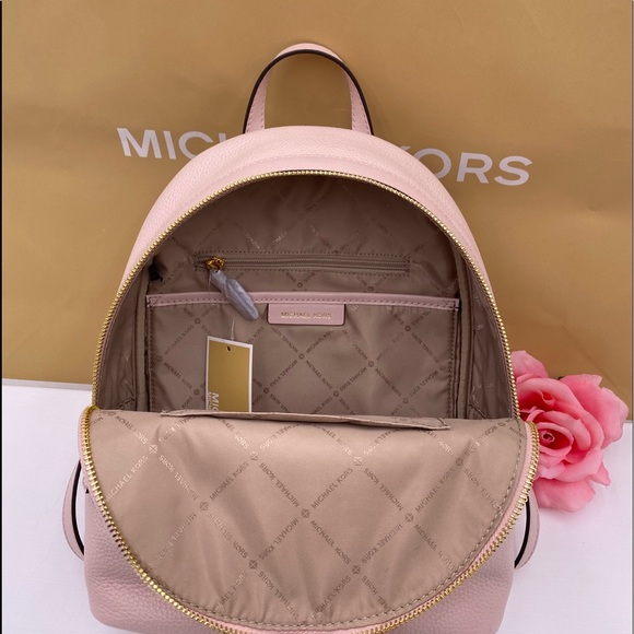 michael kors 35t1g4ab2l adina medium pebbled leather backpack